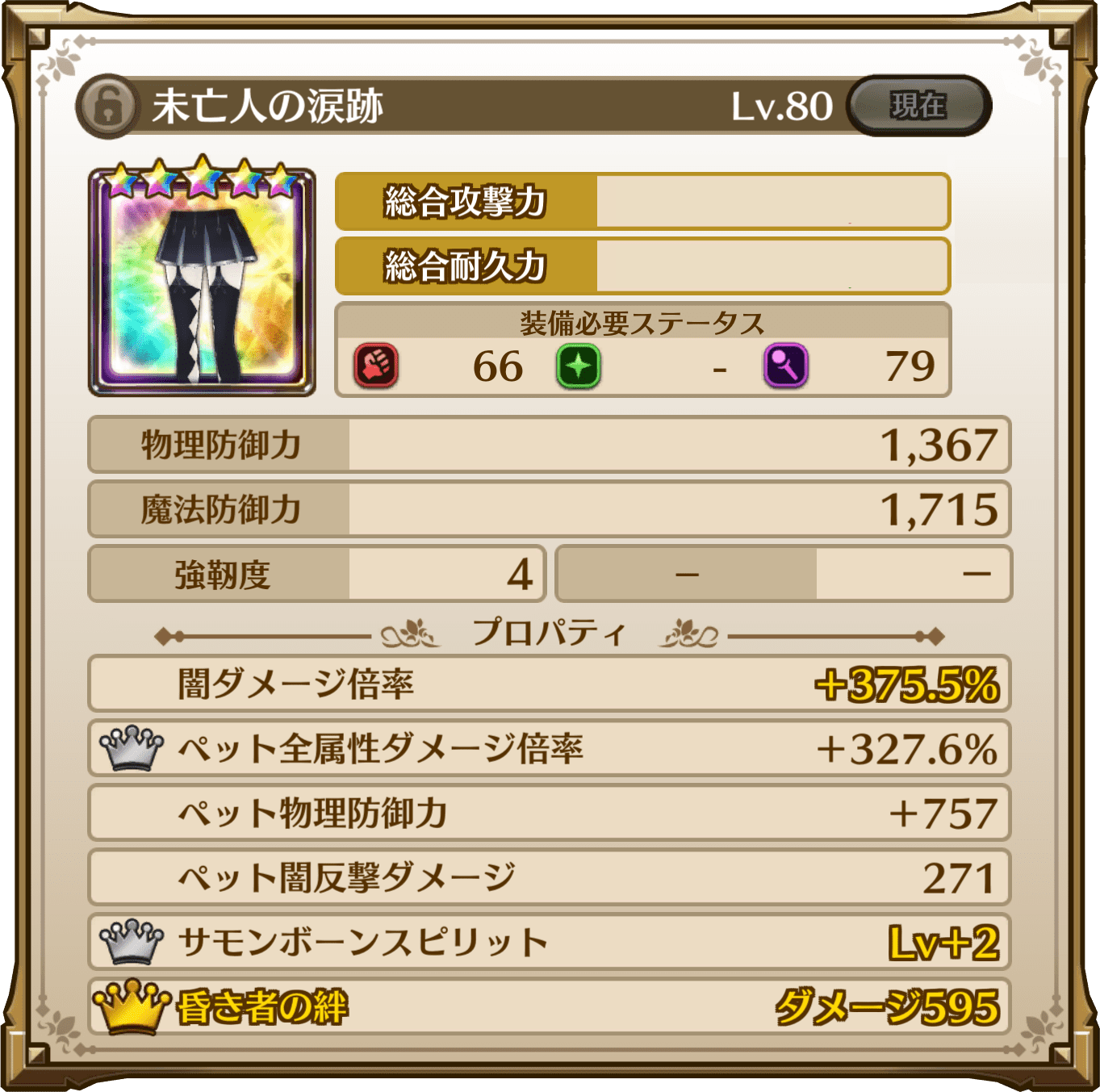 未亡人の涙跡